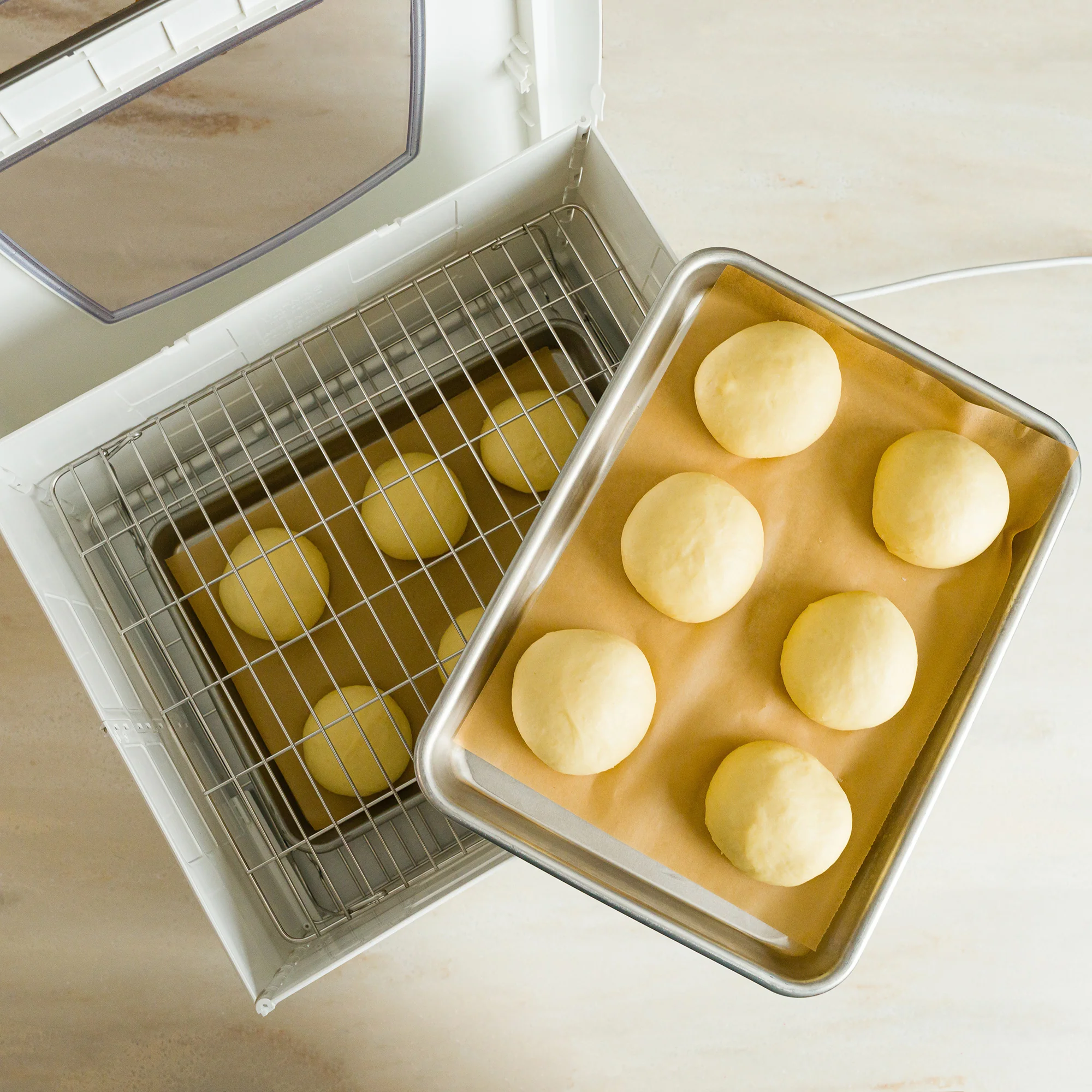 Proofer Accessory Shelf with Folding Legs - Image 3