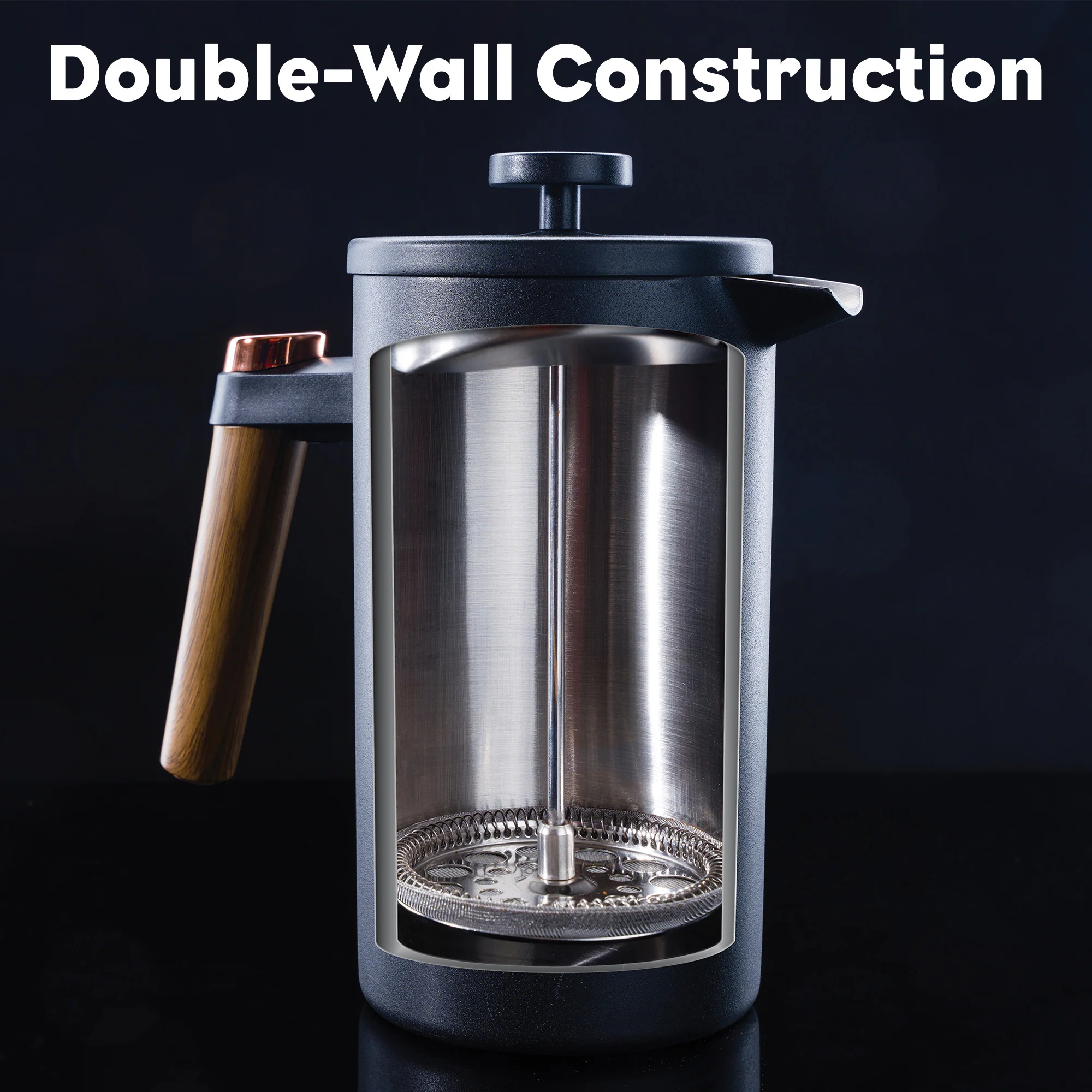 Double-Wall French Press & Carafe - Image 4