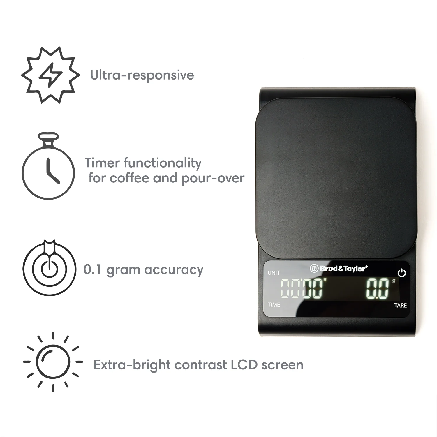 Precision Kitchen & Coffee Scale with Timer - Image 3